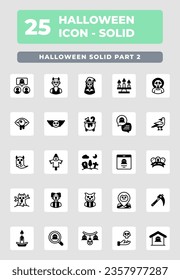 Halloween Party Celebration Glyph  Style Icon Design
