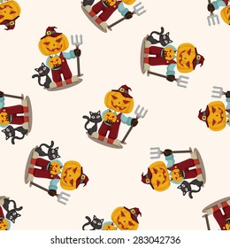 Halloween party costume ,seamless pattern
