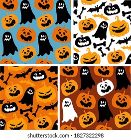 Halloween party - cute hand drawn doodle lettering art. Halloween postcard  - art, t-shirt design, banner, web. Halloween pattern background art.