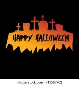 Halloween party design elements