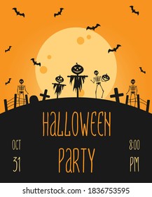 Halloween Party design EPS 10 vector