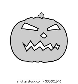 Halloween Party Design template, with pumpkin 