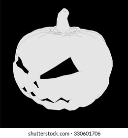 Halloween Party Design template, with pumpkin 