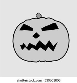 Halloween Party Design template, with pumpkin 