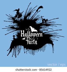 Halloween party design  / vector