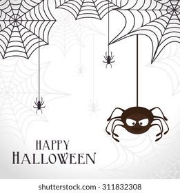 Halloween party design, vector illustration eps 10.