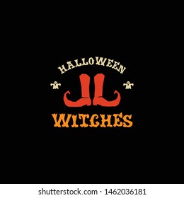 Halloween Party Festival Logo Design Vector