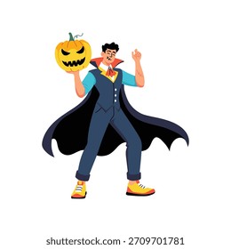 Fiesta de Halloween Ilustración vectorial plana EPS 10 Archivo