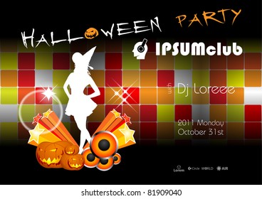 halloween party flyer
