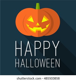 Halloween party. Happy Halloween vector flan design mock up.