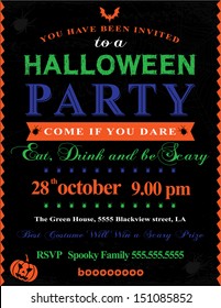 Halloween Party Invitation