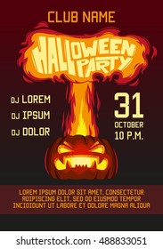 Halloween party invitation