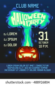 Halloween party invitation