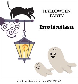 Halloween party. Invitation