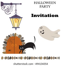 Halloween party. Invitation