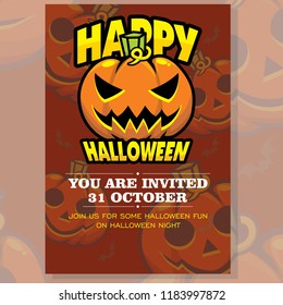 Halloween Party Invitation Poster