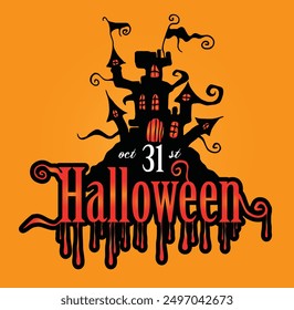 Halloween Party pattern t shirt, Halloween icon,  Happy Halloween vector design