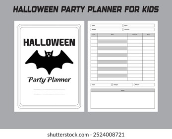 Halloween Party Planner Kdp Interior Template
Size:8.5X11
300 Dpi 