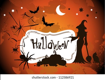 Halloween party poster