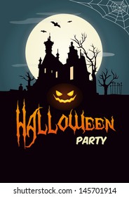 Halloween party poster