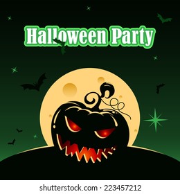 Halloween party poster
