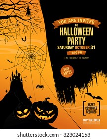 Halloween Party. Poster