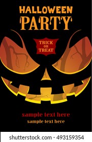 Halloween Party Poster.