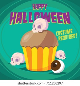 Halloween Party poster illustration.