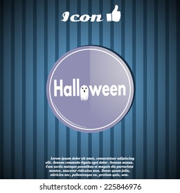 Halloween party poster. Made in vector