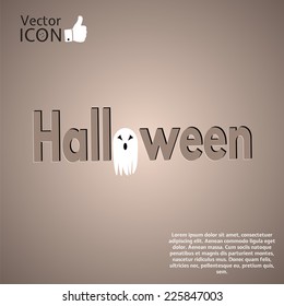 Halloween party poster. Made in vector