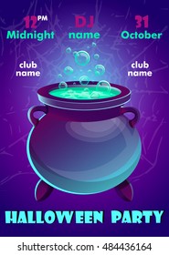 Halloween party poster.Halloween banner,Halloween flyer,Vector illustration