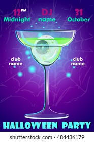 Halloween party poster.Halloween banner,Halloween flyer,Vector illustration
