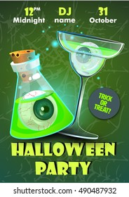 Halloween party poster.Halloween banner,Halloween flyer,Vector illustration