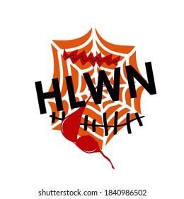 Logo-Symbol des Halloween-Partyspiegels