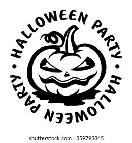 Halloween party Stamp