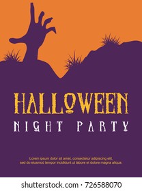 Halloween party style poster collection