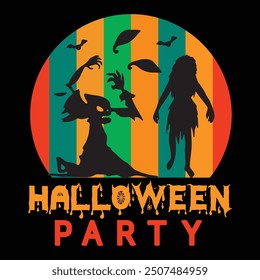 Halloween party T shirt Design Lover