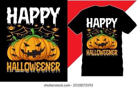 Halloween Party T-Shirt Design, Hochwertiges T-Shirt Design, Halloween T-Shirt, Original Vektorgrafik für T-Shirt Design, Bestes T-Shirt Design für Halloween, Lustiges T-Shirt für Halloween Party