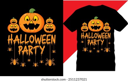 Halloween Party T Shirt design, printable t shirt design, High quality tshirt design, Halloween t shirt, Funny Halloween Party T-Shirt, Original Vector illustration, Best Halloween t shirts design