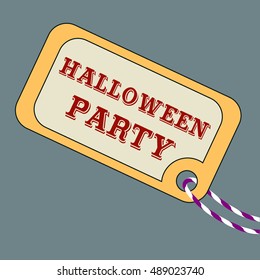 halloween party tag