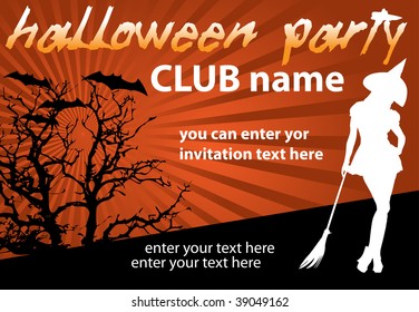 halloween party template 01