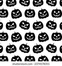 Halloween party trendy seamless pattern. Happy halloween. Can be used for fabrics, wallpapers, textiles, wrapping. Vector illustration