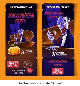 halloween party with vampire