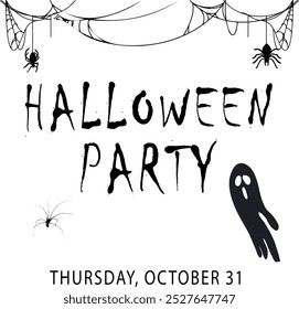 Halloween party vector art eps