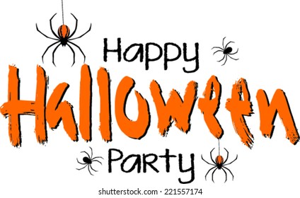 halloween party , vector illustration