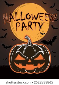 Halloween Party, Halloween Vector, Vector Illustration
