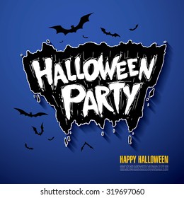 Halloween party. Vector illustration