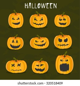 Halloween party. Vector illustration