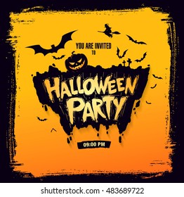 Fiesta de Halloween. Ilustración del vector