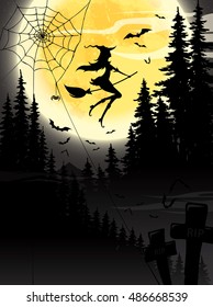 Halloween party. Vector illustration
